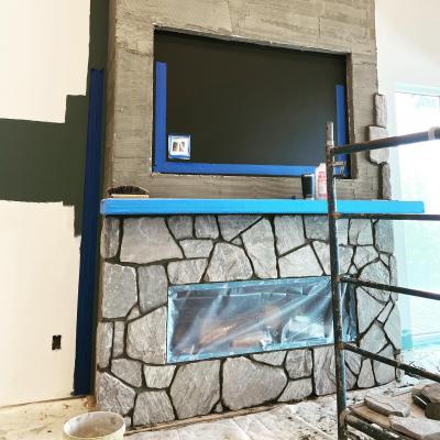 Custom interior stone, Osoyoos British Columbia